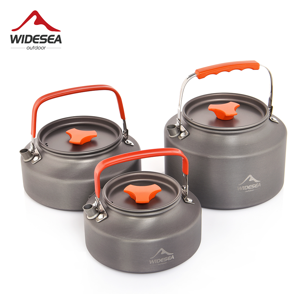 Camping Outdoor Cooking Equipment - Widesea 1.1L 2L1.5L キャンプウォーターケトル屋外コーヒーケトル食器ピクニックセット用品機器調理器具観光調理器具
