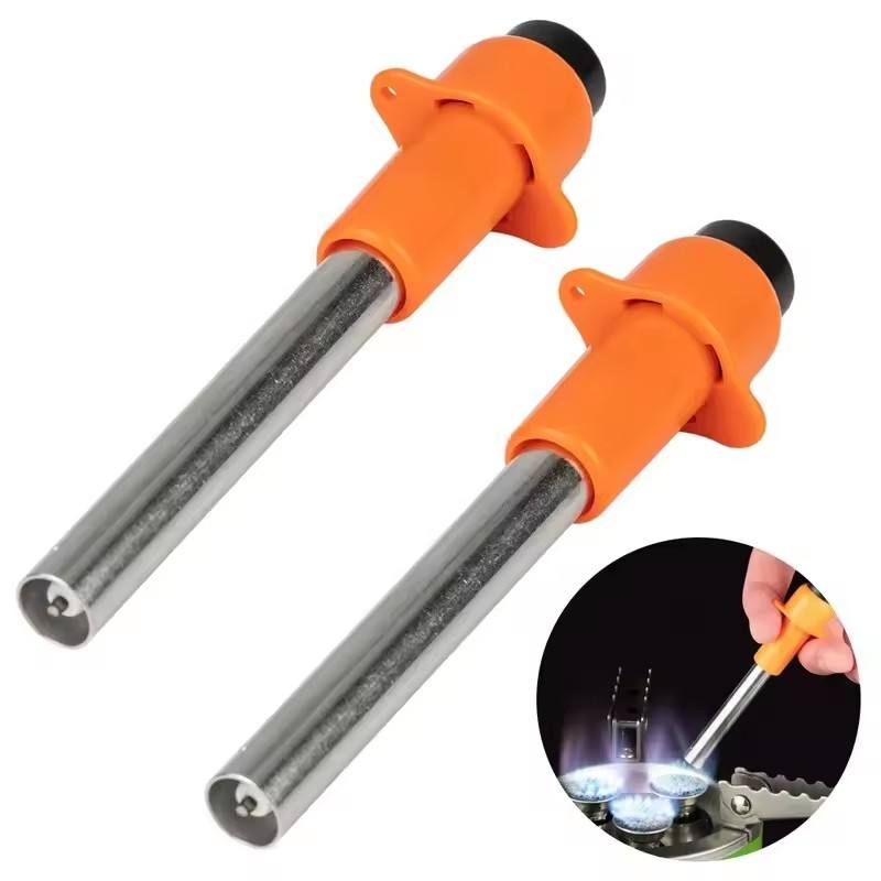 Camping Hiking Cooking - 1/2 個屋外拡張火炎放射器電子点火器照明ツールポータブル釣りキャンプハイキング調理ライター