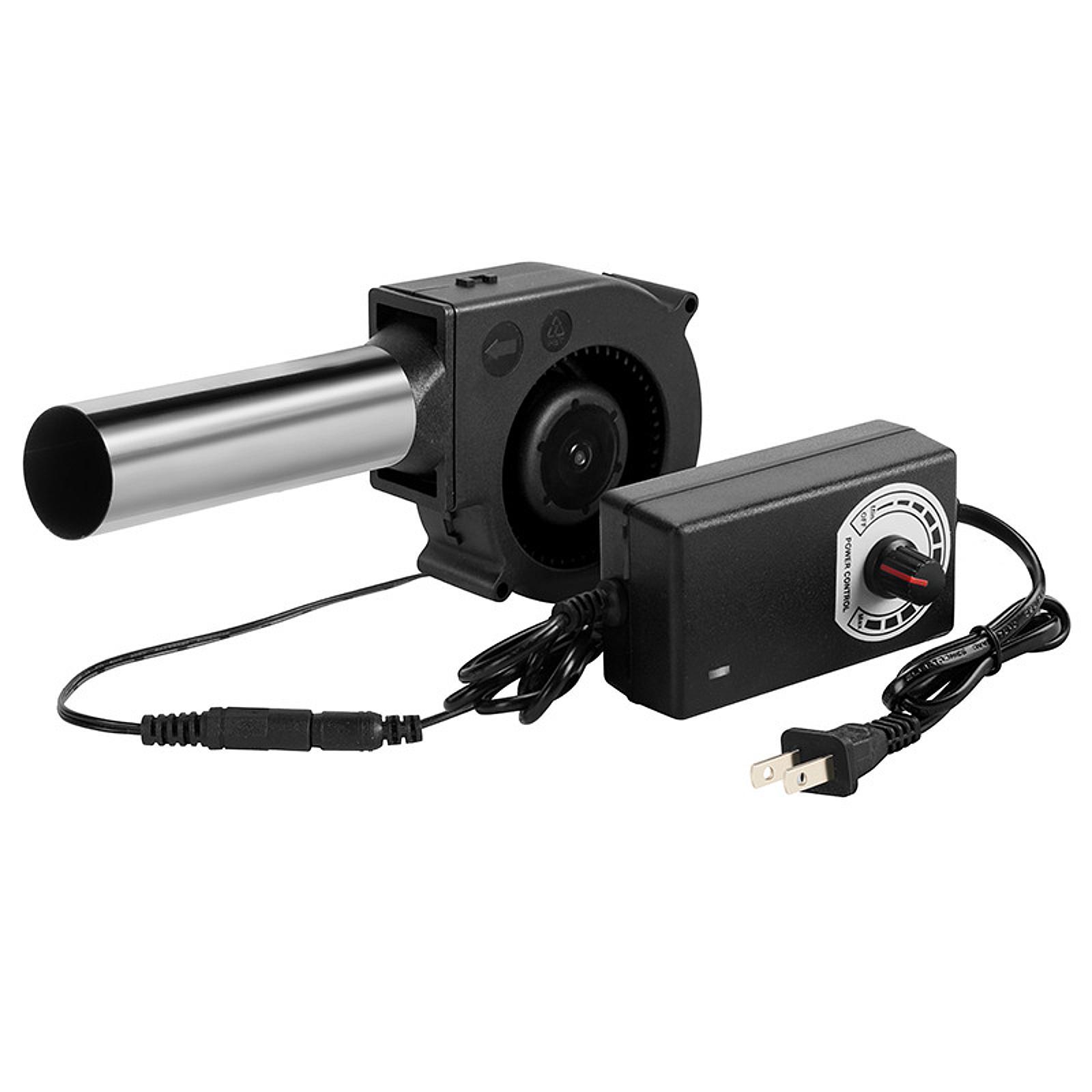 Camping Hiking Cooking - BBQ ブロワーファン キャンプツール スピードコントローラーアクセサリー付き 軽量エアブロワー ハイキング