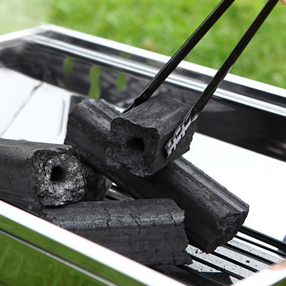 Camping Cooking Food - 28 センチメートルバーベキュー炭トング人間工学に基づいた耐熱多目的金属ハンドルグリル食品クリップ屋外キャンプ調理ツール