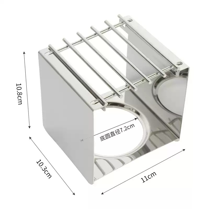 Camping Hiking Cooking - ステンレス製の正方形コーヒーストーブスタンド、モカポットやアウトドア登山キャンプ用調理器具の安定したポットサポート