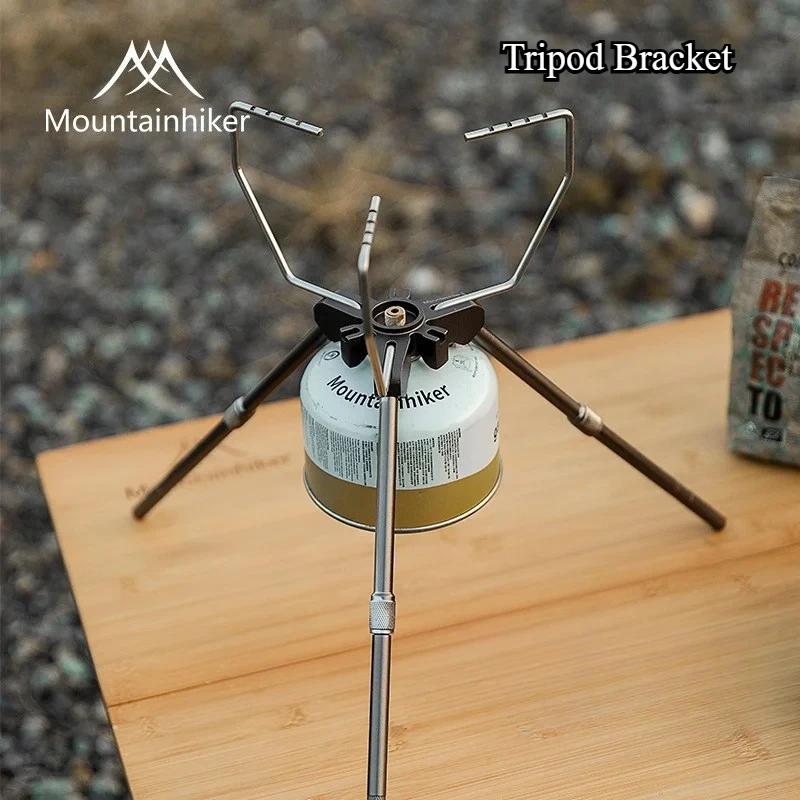 Camping Cooking Butane - MOUNTAINHIKER 三脚ブラケット キャンプ用多機能ストーブ延長ブラケット、多機能屋外ポータブルストーブヘッド