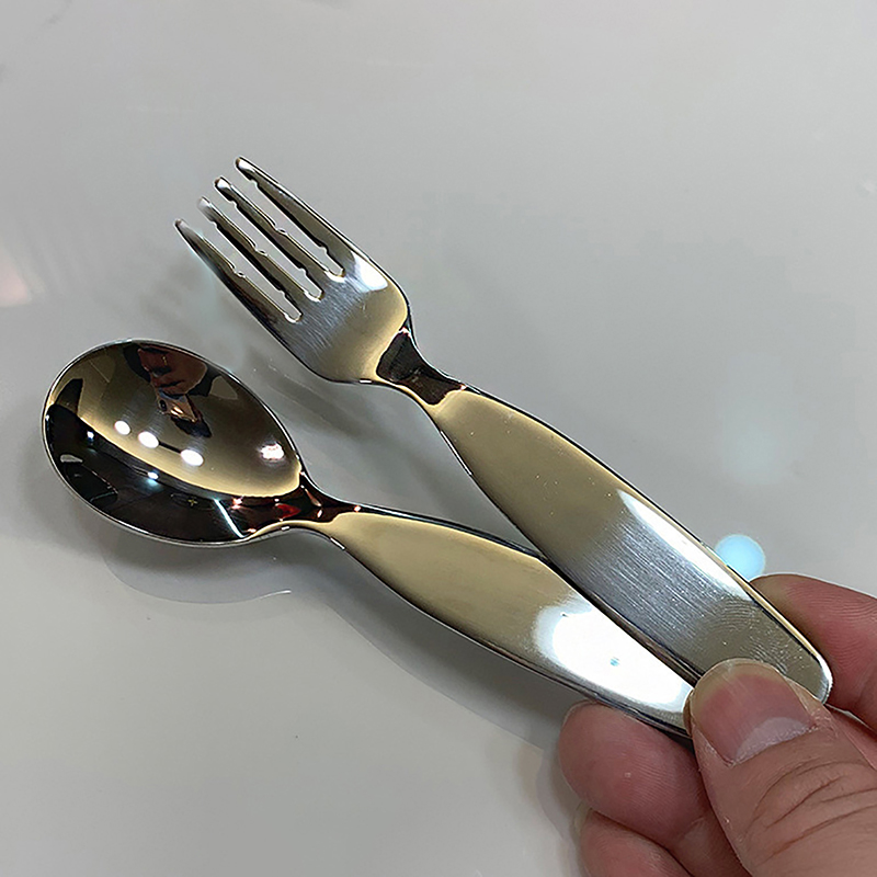 Camping Cooking And Eating Set - 1PC ポータブルスプーンフォーク屋外食器旅行キャンプステンレス鋼カトラリーセットハイキング屋外キャンプ調理供給