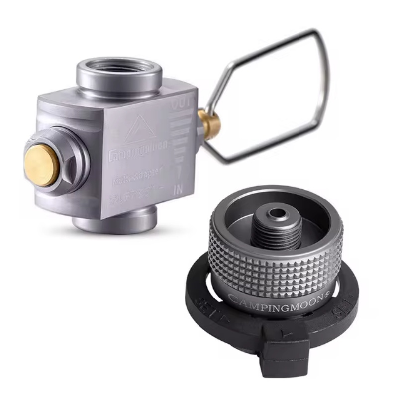 Camping Cooking Butane - ガスストーブアダプター ガス節約 ブタンアダプター付き キャンプストーブ補充アダプター ブタンコンバーター キャンプ