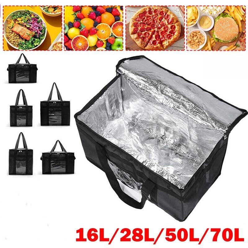 Camping Cooking Food - 70l断熱サーマルクーラーバッグ断熱材で涼しく保つ大容量ポータブルランチバッグジッパーピクニックキャンプフードバッグ