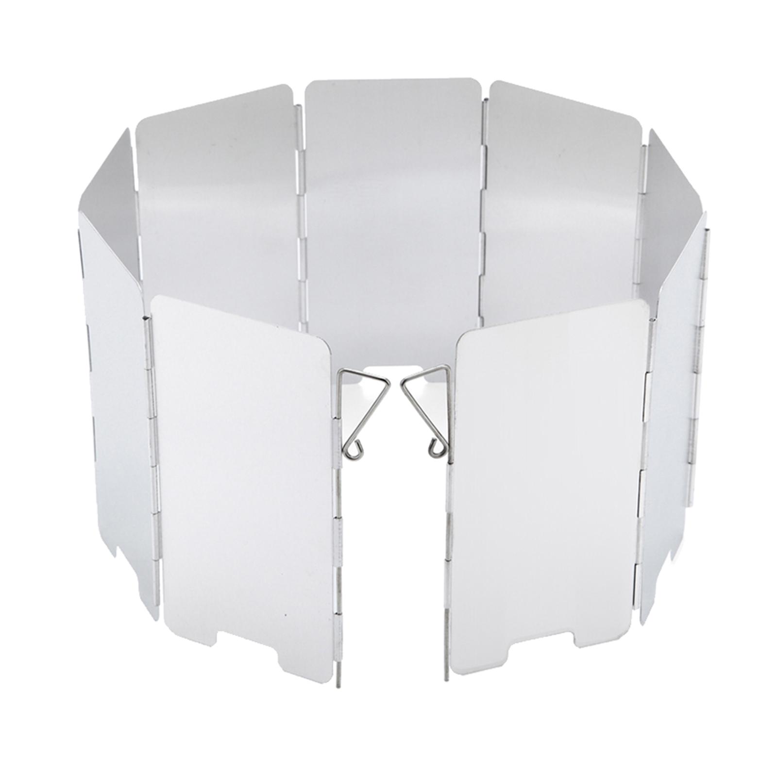 折りたたみ式キャンプストーブウィンドシールド 軽量アルミ製調 - Camping Cooking Windshield のレビューと価格