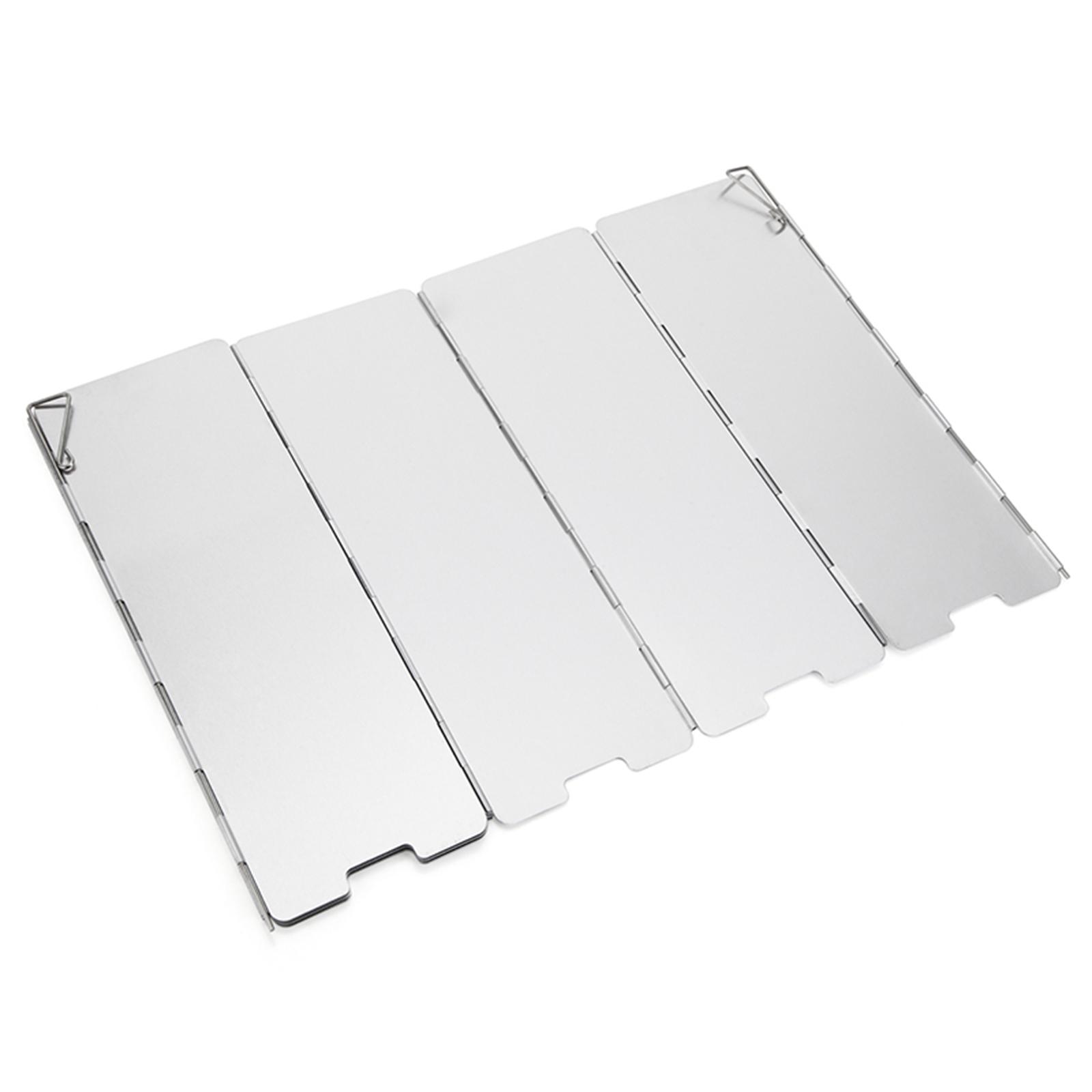 折りたたみ式キャンプストーブウィンドシールド 軽量アルミ製調 - Camping Cooking Windshield のレビューと価格