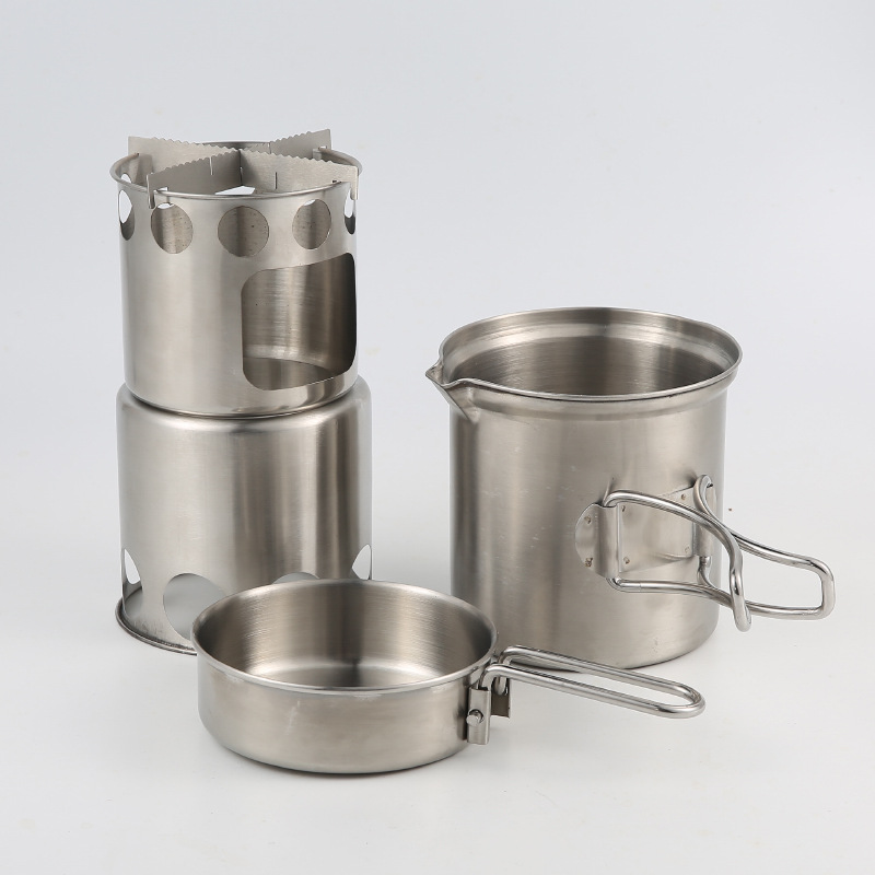 キャンプ用のスチールと薪のストーブ、人気の調理鍋、オプション - Camping Cooking Options のレビューと価格