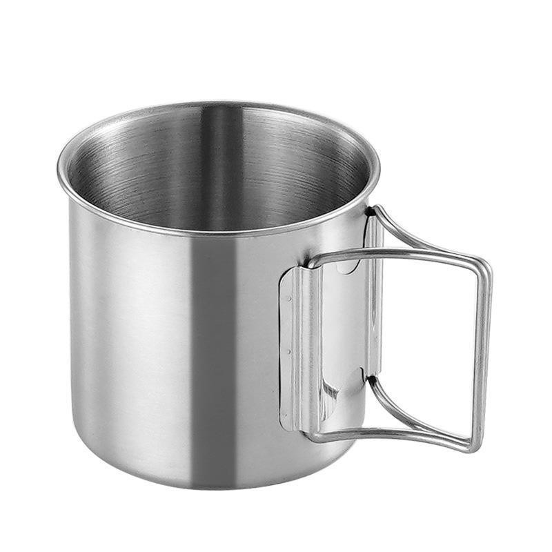 ステレススチールマグ260/350 ml,高品質の折りたたみ - Quality Camping Cooking Set のレビューと価格