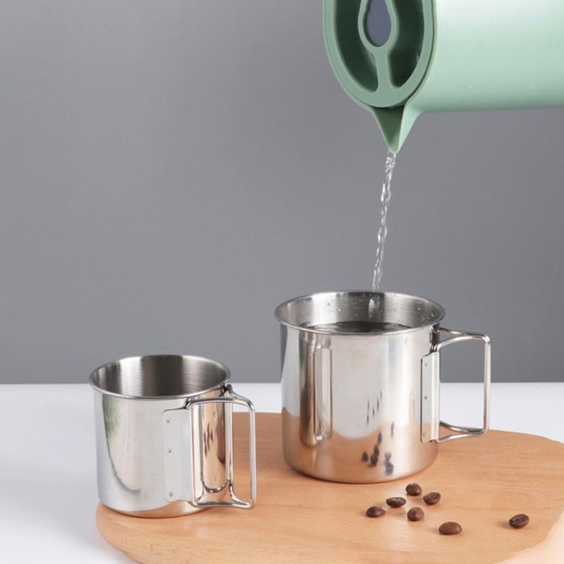 ステレススチールマグ260/350 ml,高品質の折りたたみ - Quality Camping Cooking Set のレビューと価格