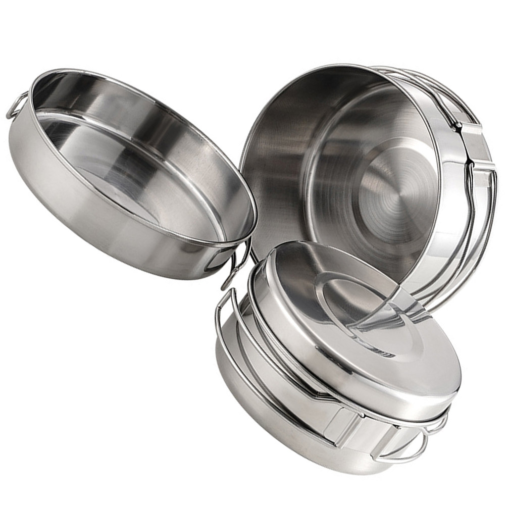 ステンレス製キャンプ用調理器具セット1セット、ポータブル軽量 - Camping Cooking Set のレビューと価格