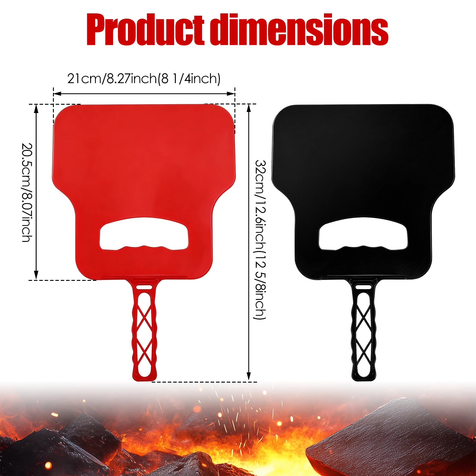 手動風車プラスチック製ハンドファンポータブルファイヤースター - Camping Cooking Portable のレビューと価格