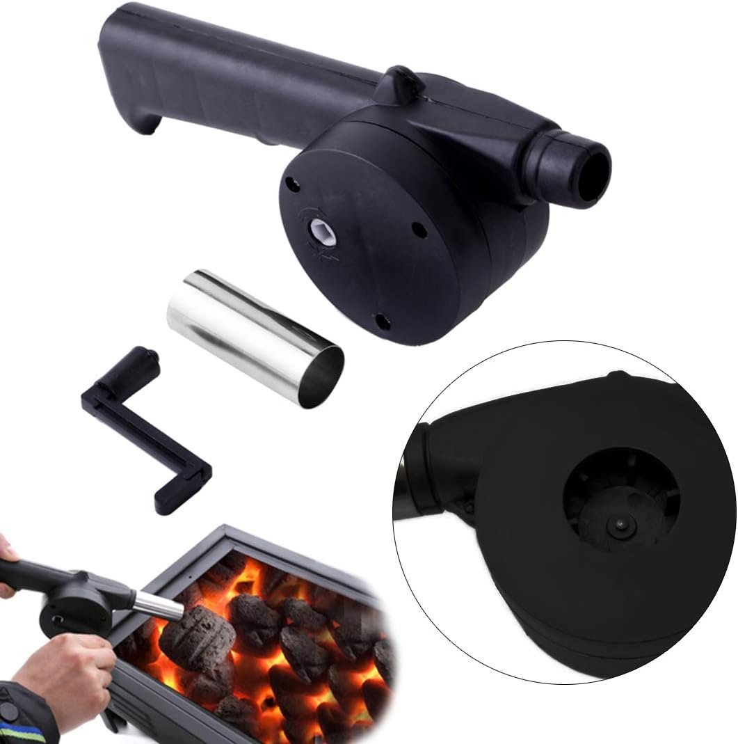 屋外調理バーベキューブロワーポータブルハンドクランクファンエ - Camping Cooking Accessories Set のレビューと価格