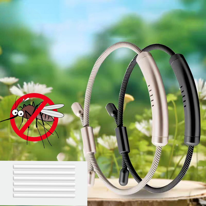 屋外用ミニ蚊よけブレスレット、スポーツバンド、食品グレードシ - Camping Cooking Food のレビューと価格