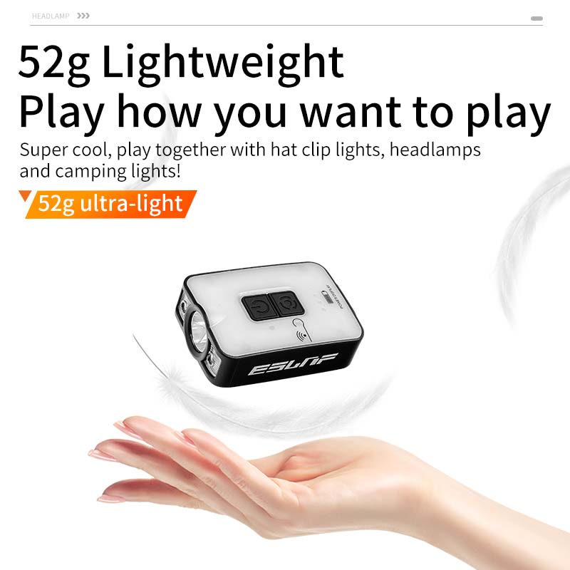 ESLNF キャンプ用LEDヘッドランプ 防水誘導式ヘッドラ - Camping Cooking Fish のレビューと価格