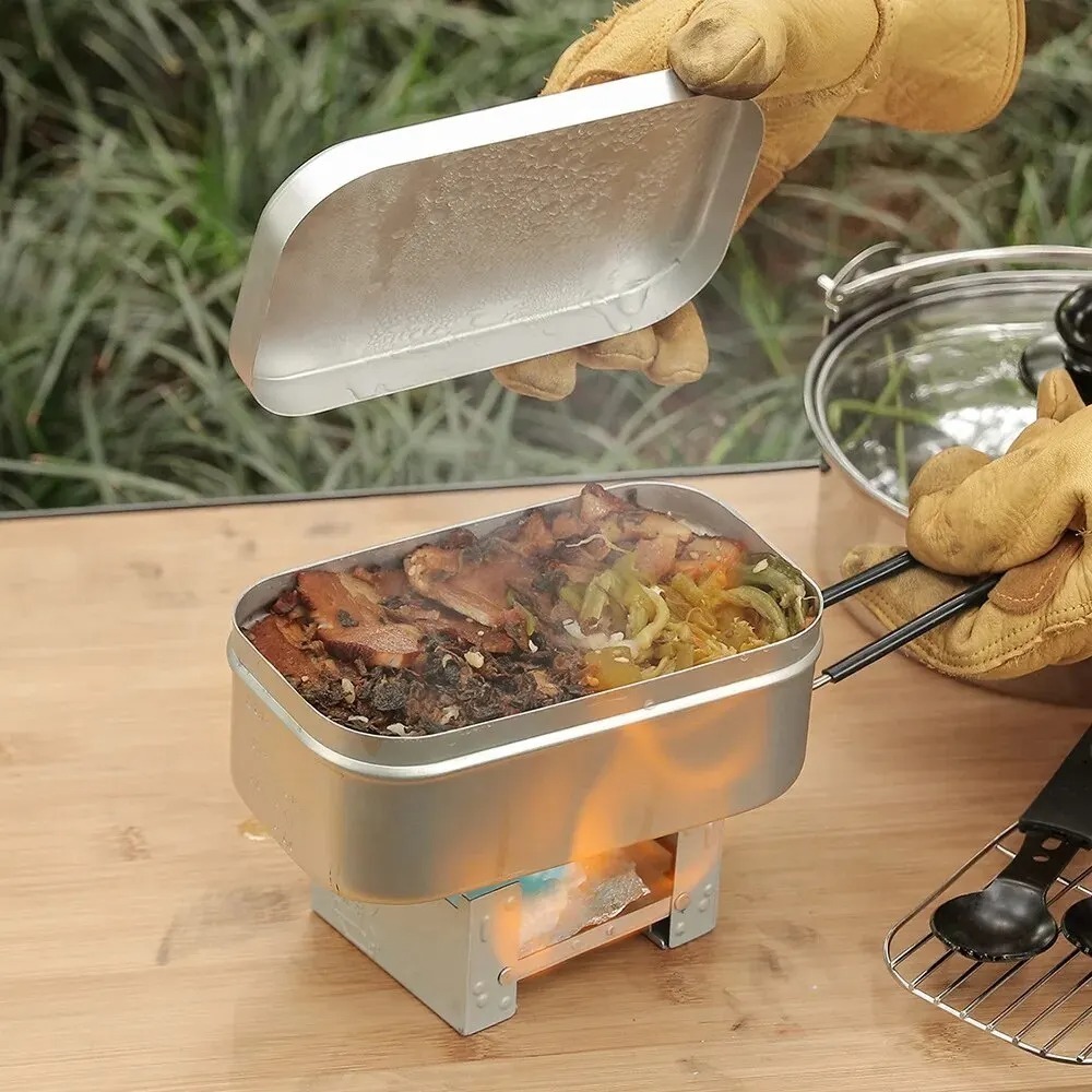 超軽量食器 キャンプ調理器具 ランチボックス 調理鍋 ピクニ - Camping Hiking Cooking のレビューと価格