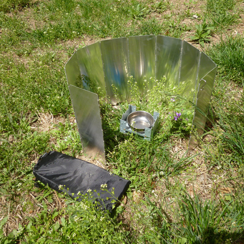 9 プレートガスストーブウインドシールド 7.5*13.5  - Camping Cooking Windshield のレビューと価格