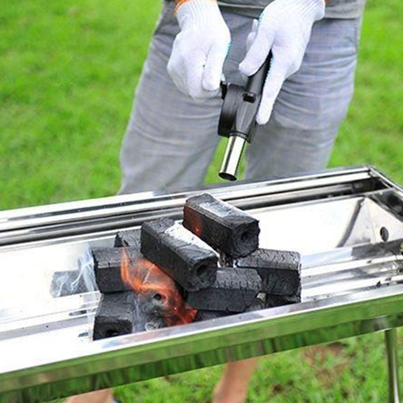 BBQファン送風機、速燃スターター、ポータブル手動クランク、 - Camping Cooking Portable のレビューと価格