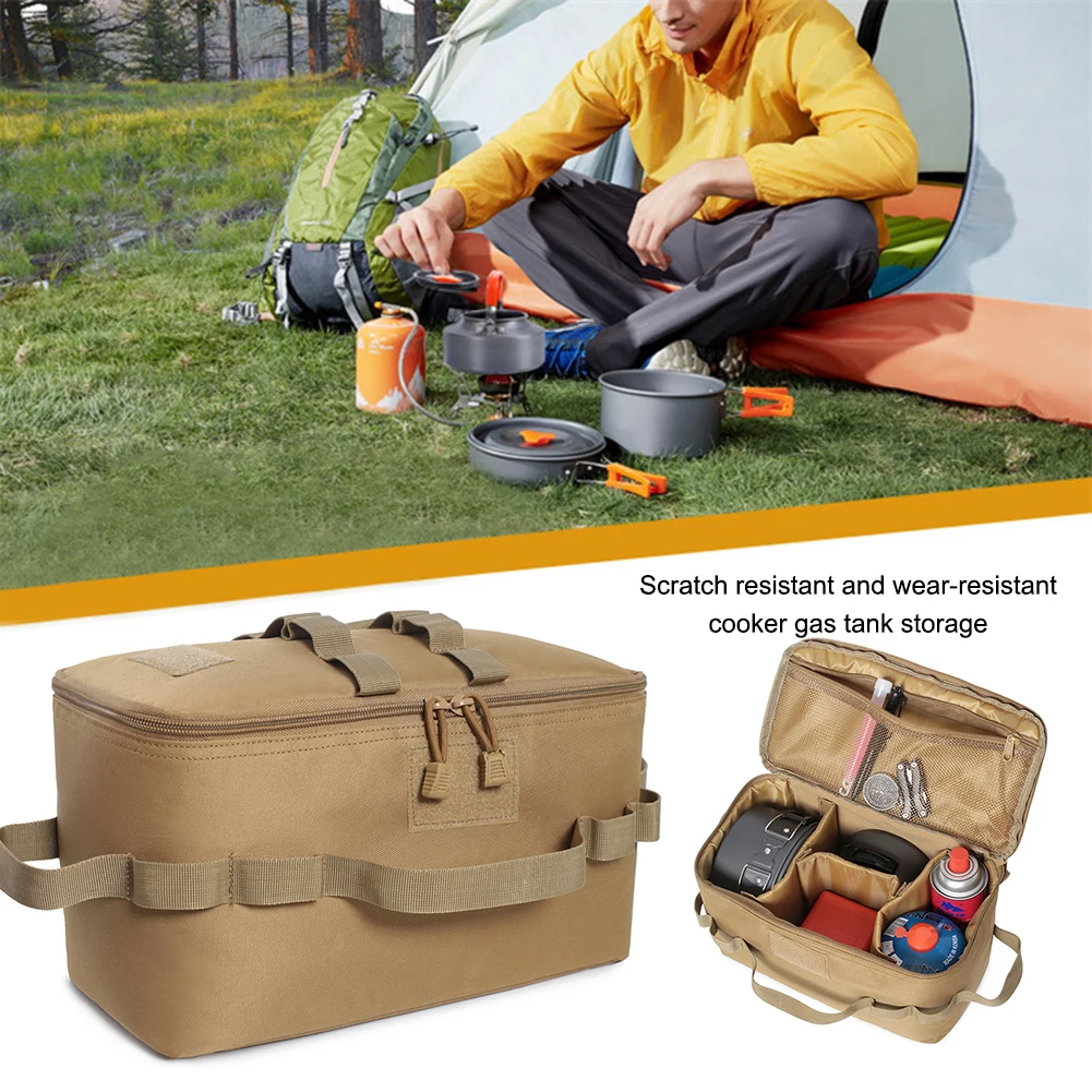 戦術的なポーチキャンプ収納袋調理器具オーガナイザーポータブル - Camping Hiking Cooking のレビューと価格