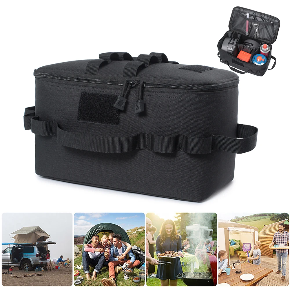 戦術的なポーチキャンプ収納袋調理器具オーガナイザーポータブル - Camping Hiking Cooking のレビューと価格