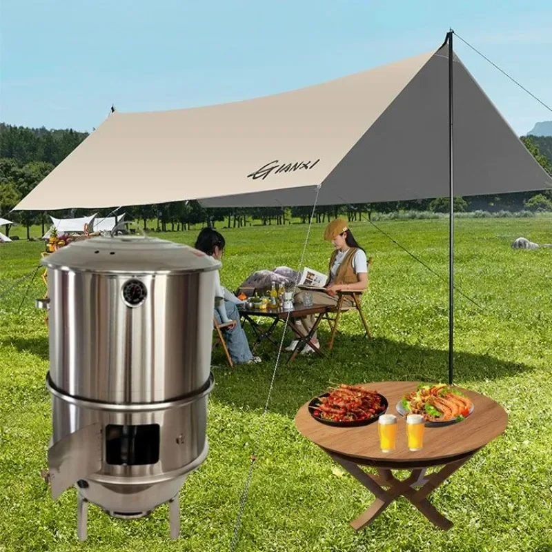 安全で高品質なアウトドアキャンプ用調理器具 ステンレス製 無 - Quality Camping Cooking Set のレビューと価格