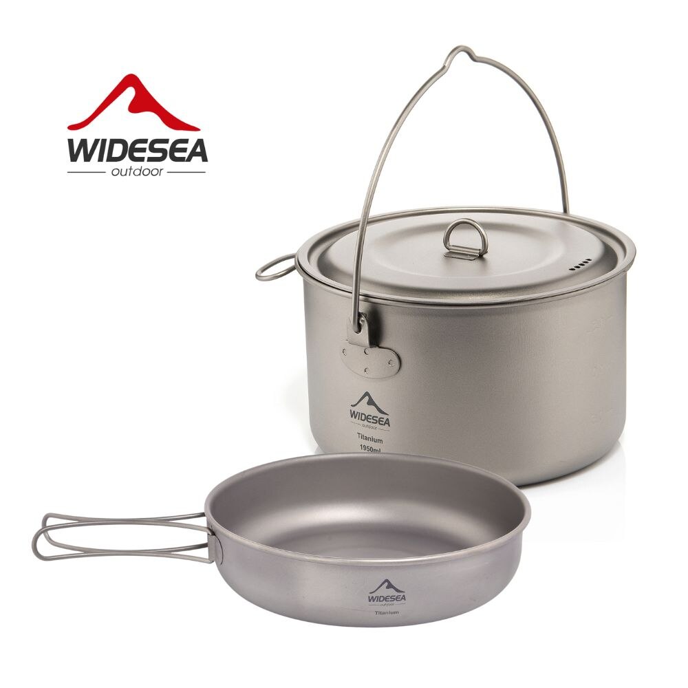 キャンプ用食器チタン調理器具セット観光大釜屋外調理鍋フライパ - Camping Cooking Accessories Set のレビューと価格