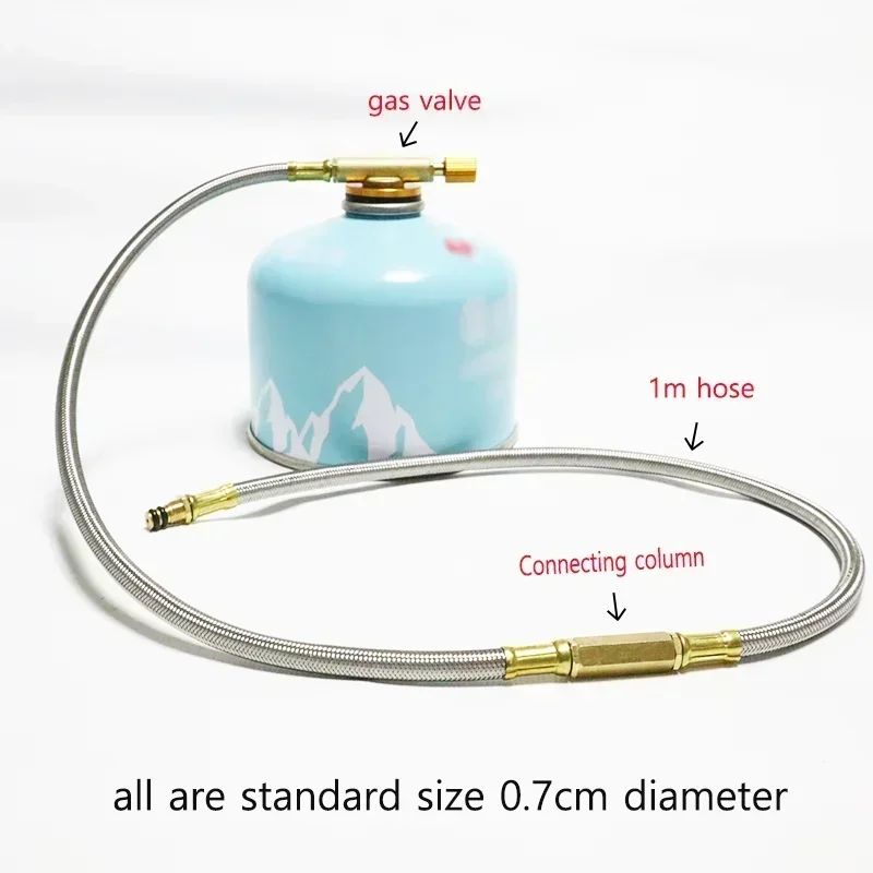 100 センチメートル屋外キャンプガスストーブアダプタ延長チ - Camping Cooking Butane のレビューと価格