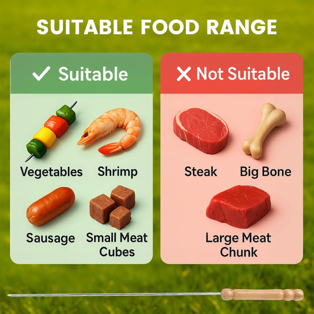 再利用可能なバーベキュースキュワー グリル用 12本セット  - Camping Cooking Vegetables のレビューと価格