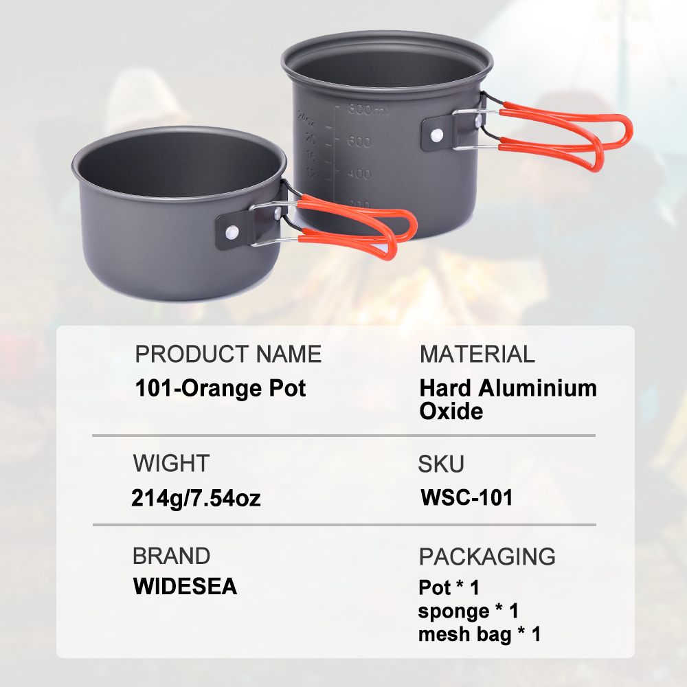 Widesea-キャンプ用食器,屋外調理器具,旅行用カトラリ - Camping Cooking And Eating Set のレビューと価格