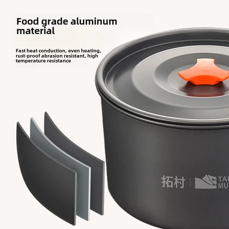 高品質の屋外食器セット,キャンプ料理,調理器具,旅行,ピクニ - Quality Camping Cooking Set のレビューと価格