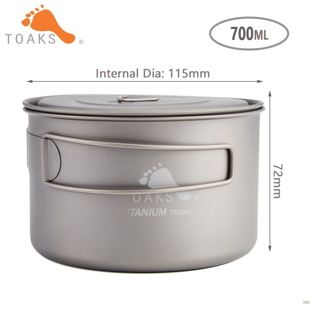 Toaksピュアチタン調理器具、屋外ポット、カップ、ボウル、 - Camping Outdoor Cooking Equipment のレビューと価格