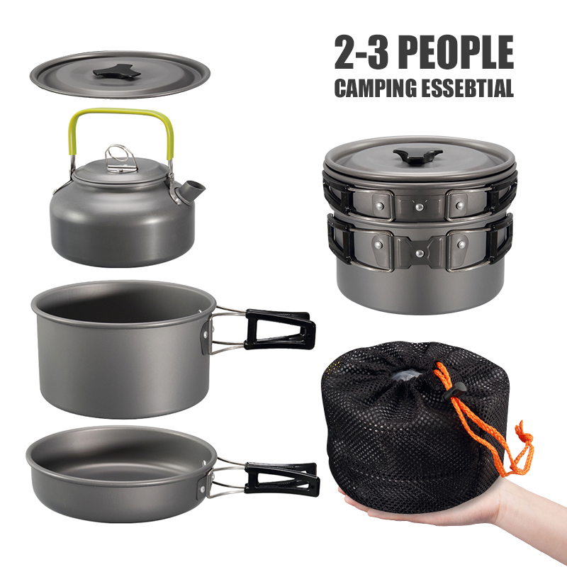 WESTTUNE キャンプ調理器具キット アルミ アウトドア - Camping Cooking Accessories Set のレビューと価格