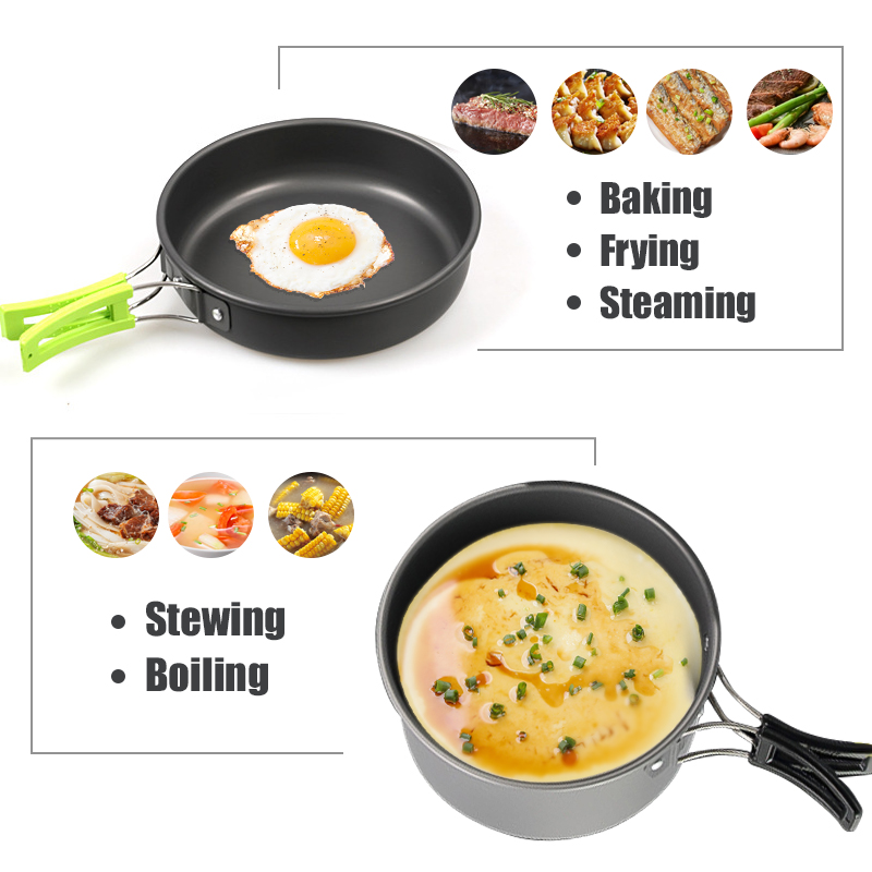 WESTTUNE キャンプ調理器具キット アルミ アウトドア - Camping Cooking Accessories Set のレビューと価格