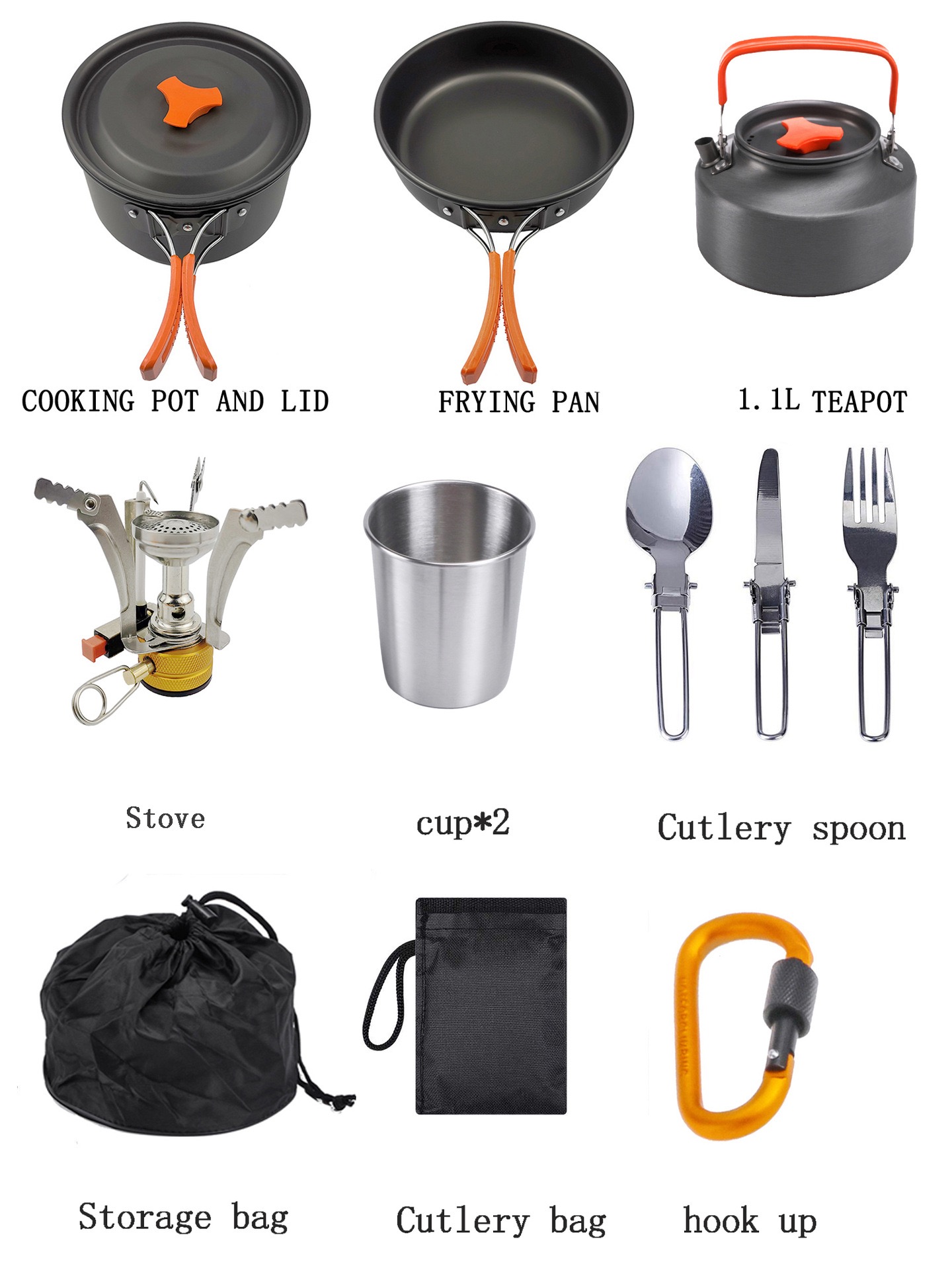 アウトドア キャンプ クッキングセット アウトドア 水沸かし - Camping Cooking Vegetables のレビューと価格