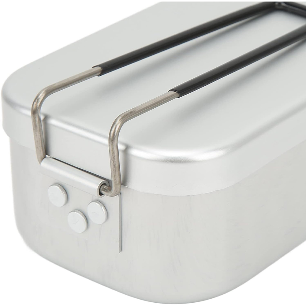 800 ミリリットルアルミ弁当箱屋外キャンプ調理器具食器折り - Camping Hiking Cooking のレビューと価格