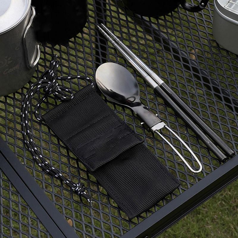 折りたたみスプーン箸旅行キャンプ食事セット & 調理器具多機 - Camping Cooking And Eating Set のレビューと価格
