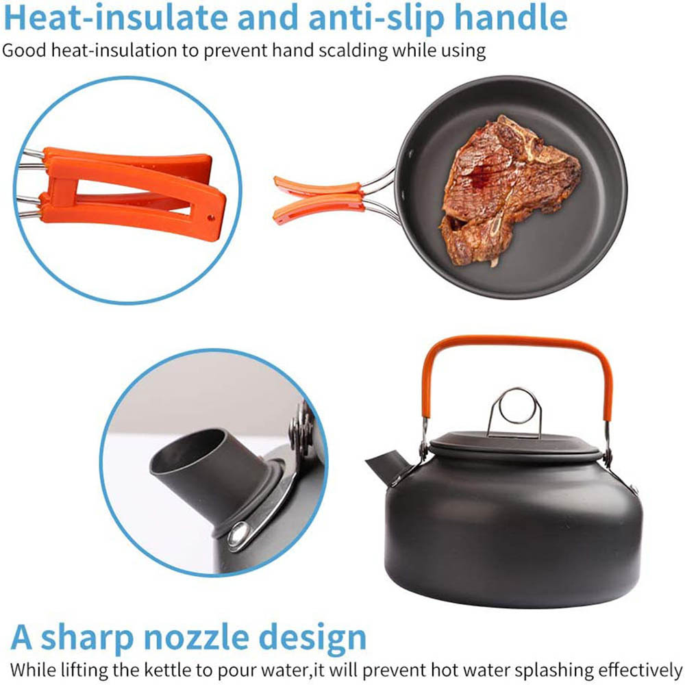 1 ピース/1 セットキャンプ調理器具キット屋外調理セットア - Camping Cooking Accessories Set のレビューと価格
