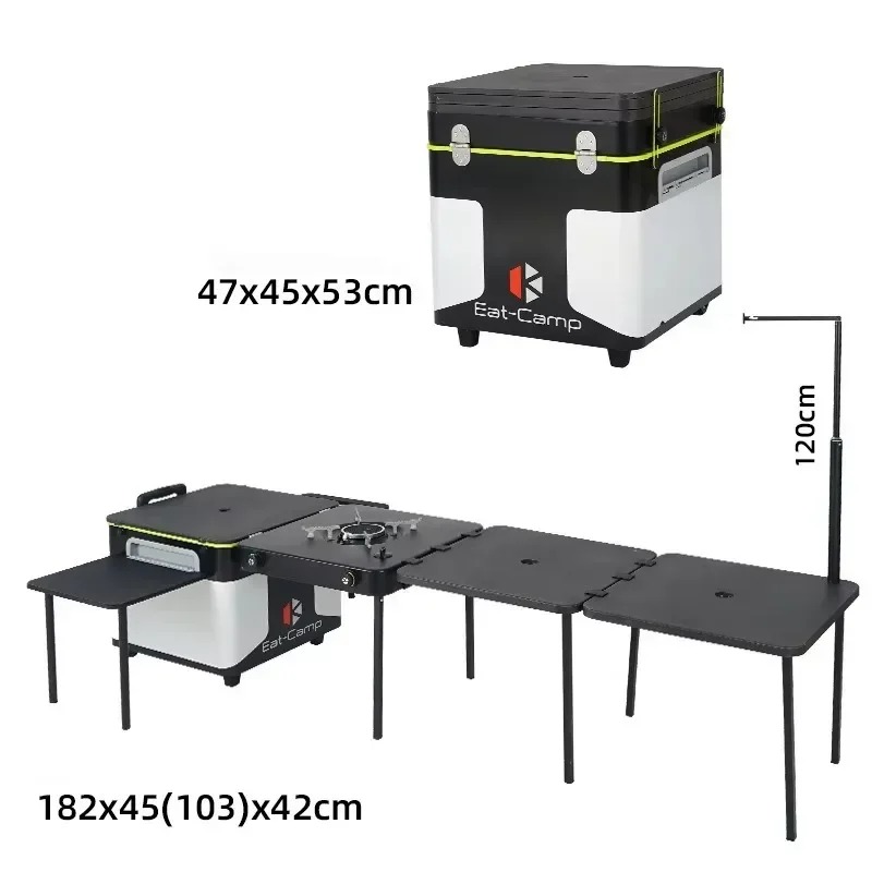 JWQ-007高品質屋外ポータブルキャンプキッチンボックス折 - Quality Camping Cooking Set のレビューと価格