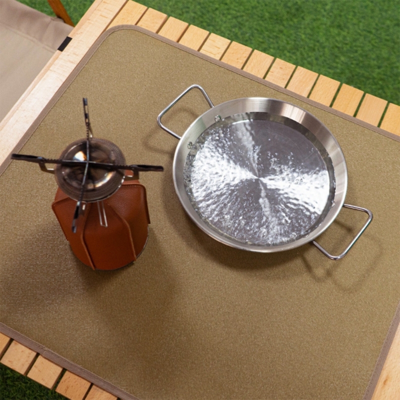 ピクニック断熱パッドポータブル耐熱ブランケット屋外調理用 - Camping Cooking Windshield のレビューと価格