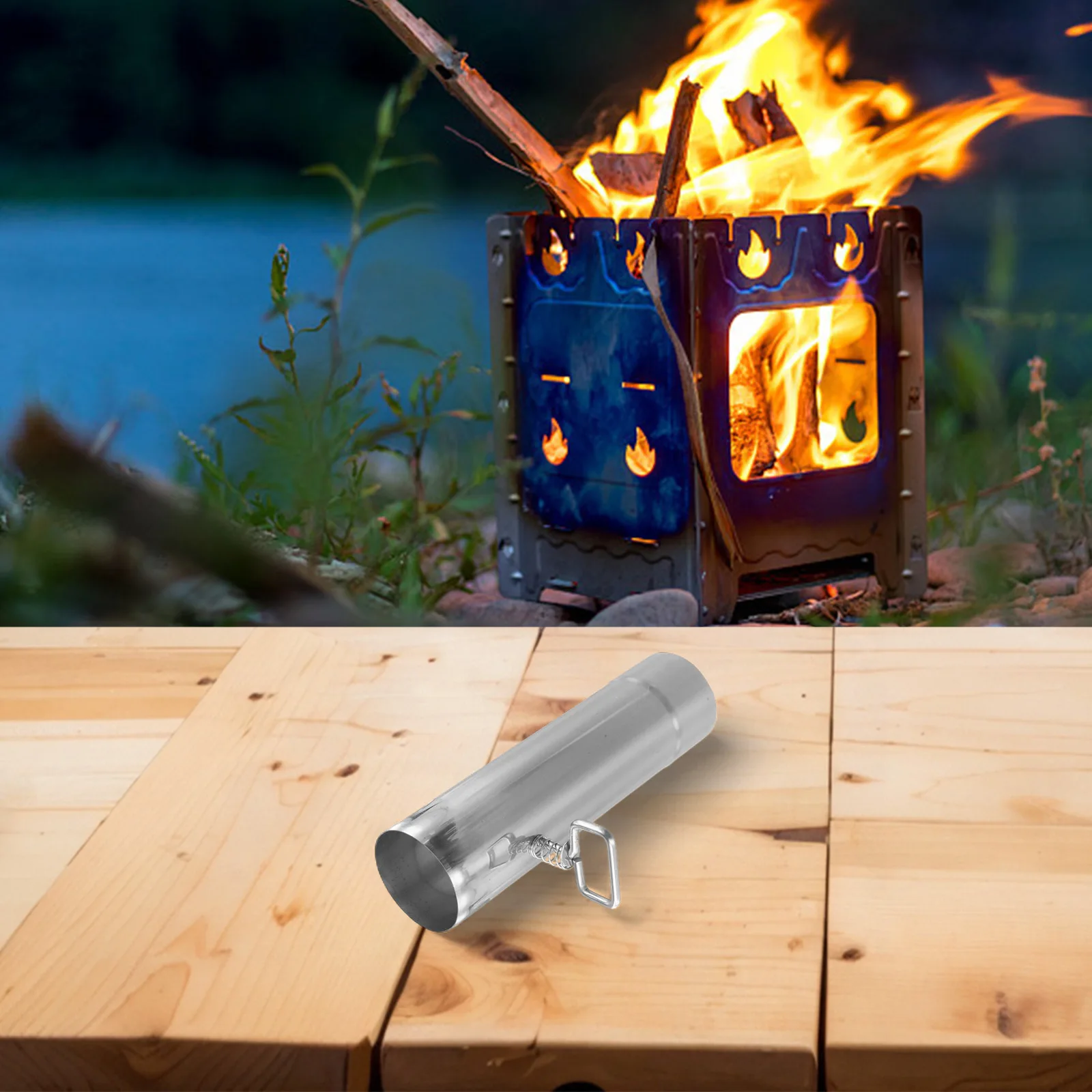 110*59 ミリメートルキャンプストーブパイプステンレス鋼 - Camping Cooking Options のレビューと価格