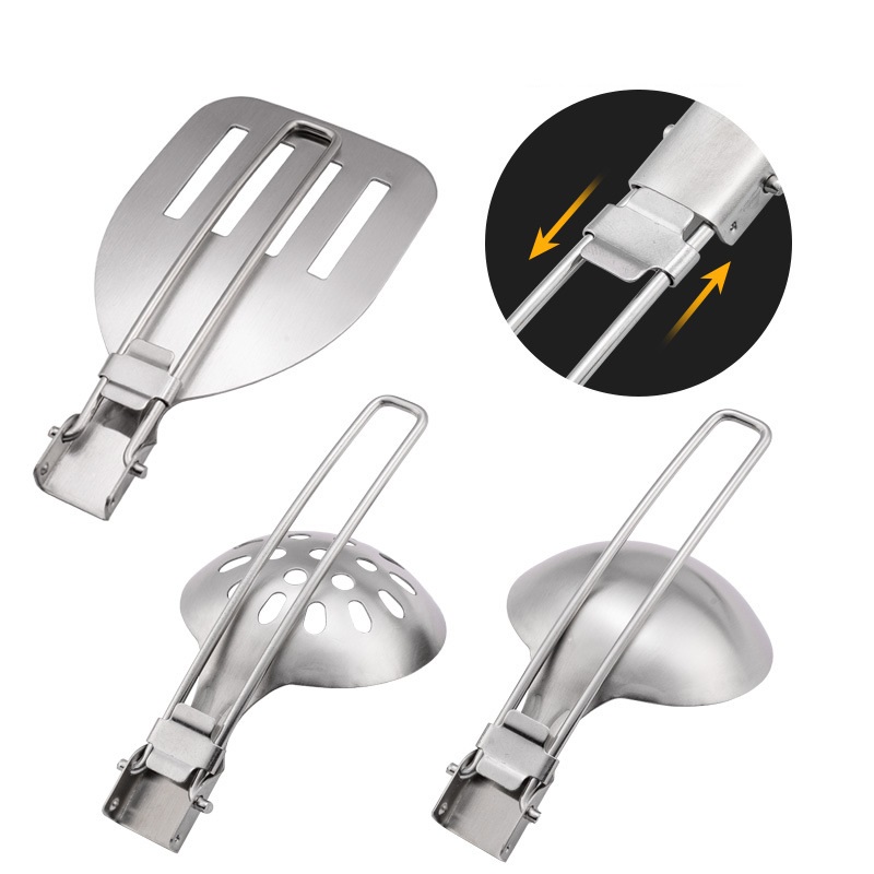 スチール製折りたたみ調理器具 スパチュラ キャンプ用調理用タ - Camping Cooking Options のレビューと価格