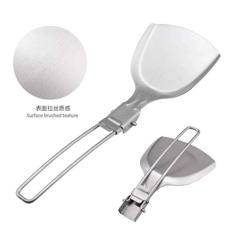 スチール製折りたたみ調理器具 スパチュラ キャンプ用調理用タ - Camping Cooking Options のレビューと価格