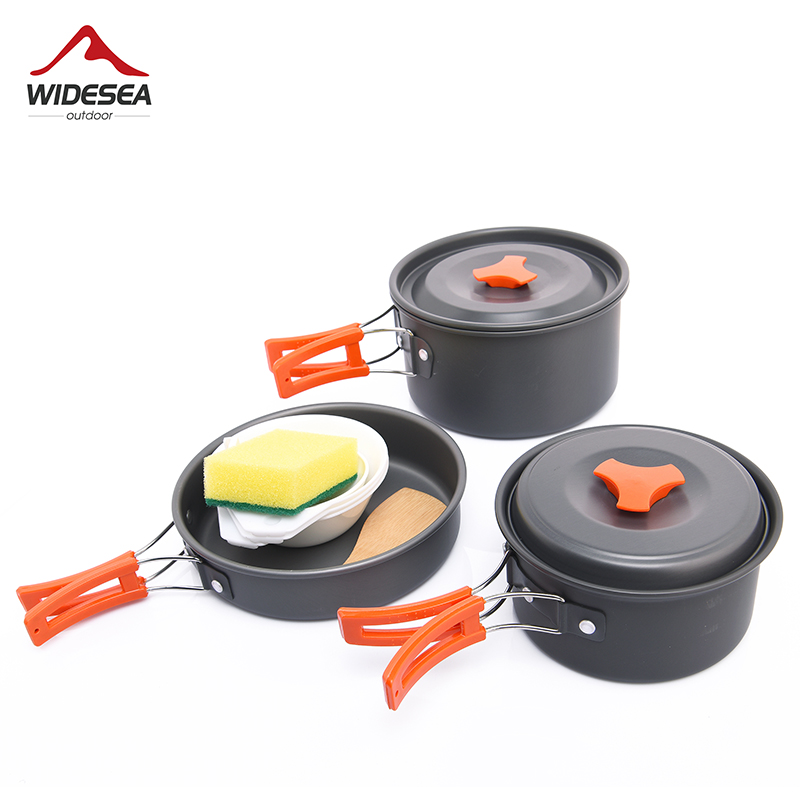 幅の屋外キャンプ調理器具セット、食器、調理カトラリー、調理器 - Camping Cooking And Eating Set のレビューと価格