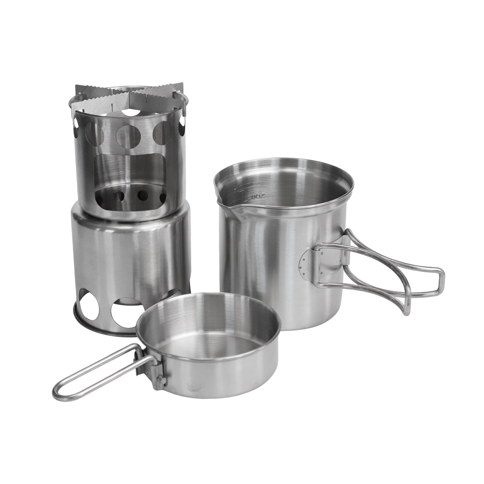 キャンプ用調理器具 ポータブル薪ストーブ 統合型計量スケール - Camping Cooking Options のレビューと価格