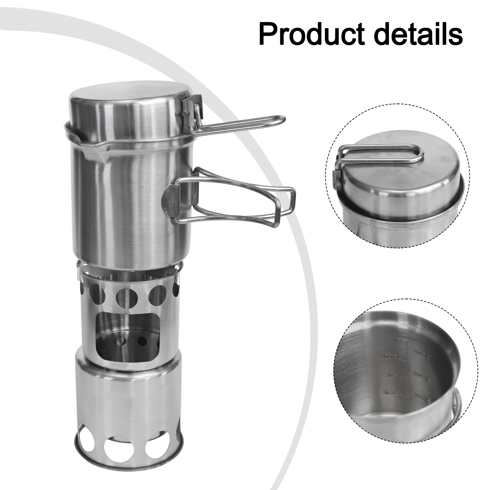 キャンプ用調理器具 ポータブル薪ストーブ 統合型計量スケール - Camping Cooking Options のレビューと価格