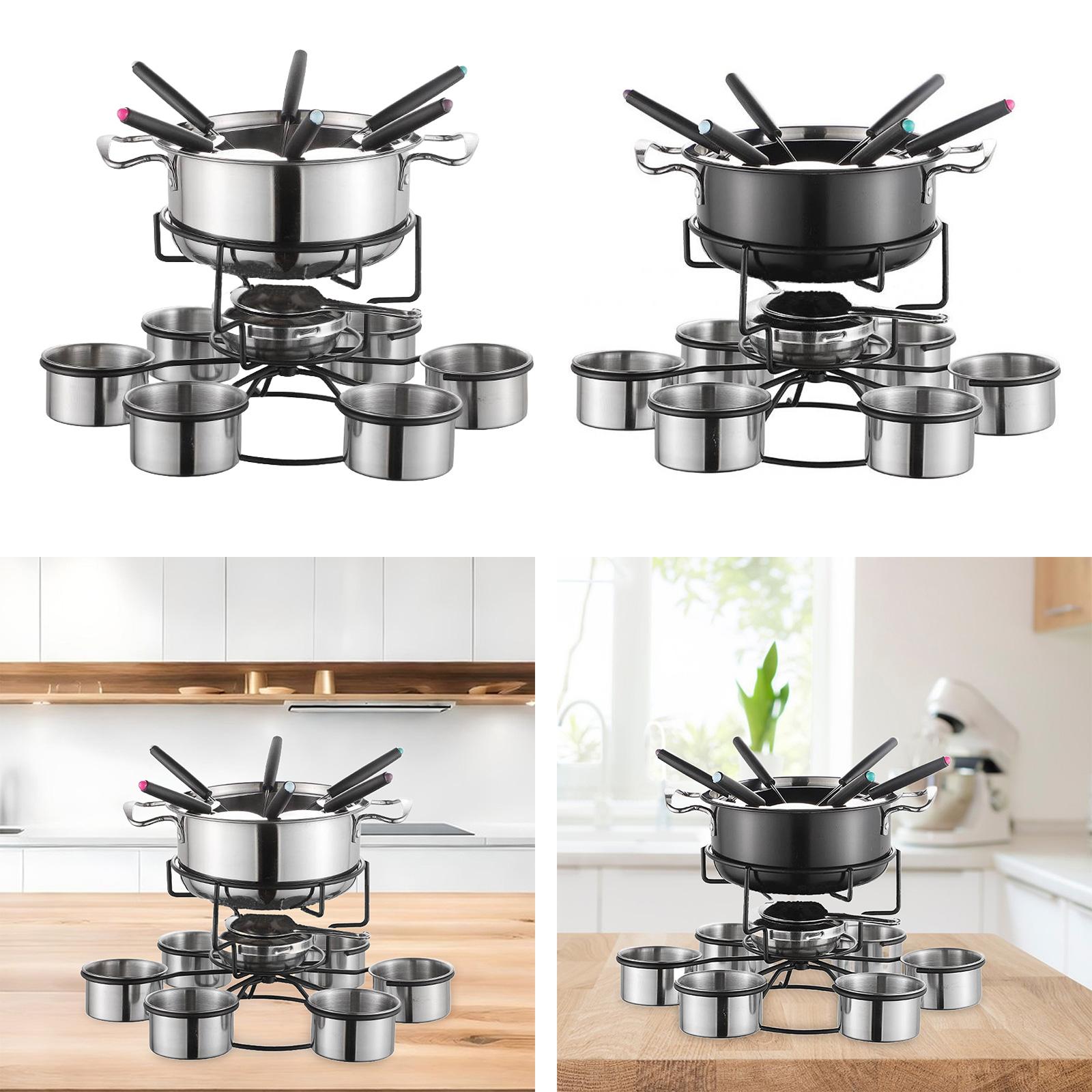 フォンデュポットセット調理ストーブ厚みのある多機能安定した溶 - Camping Cooking Set のレビューと価格