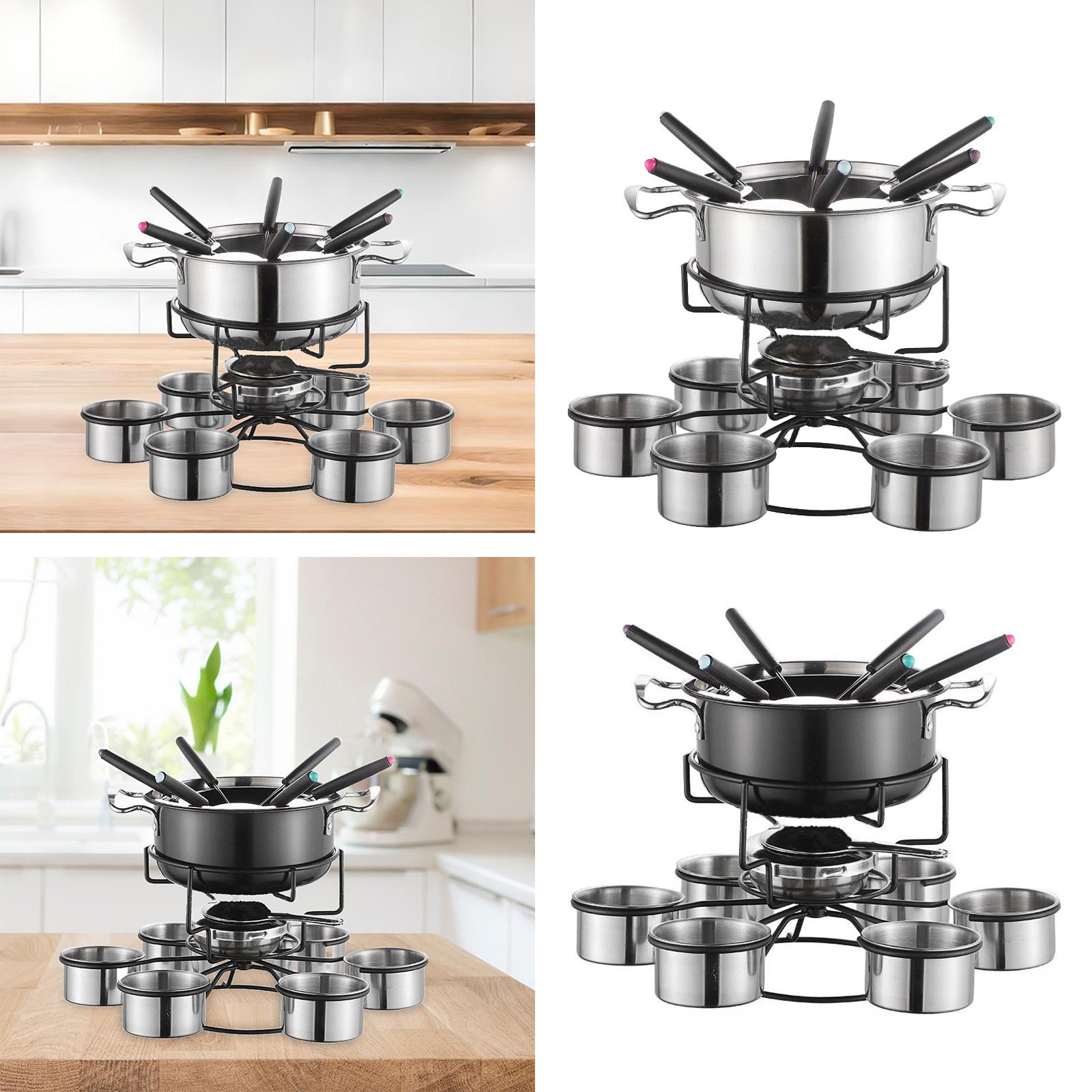 フォンデュポットセット調理ストーブ厚みのある多機能安定した溶 - Camping Cooking Set のレビューと価格