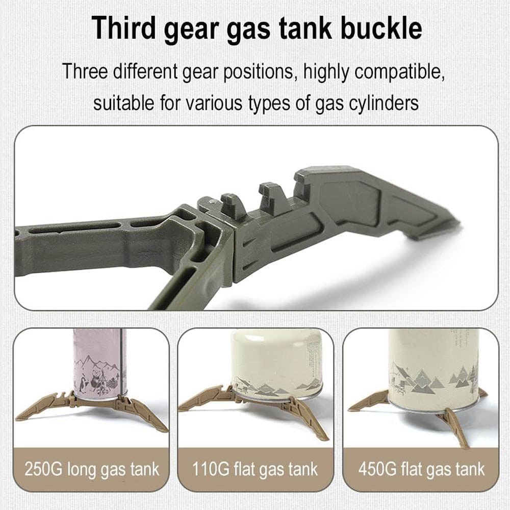 ガスタンクブラケット折りたたみ式燃料缶スタビライザーアンチダ - Camping Cooking Windshield のレビューと価格