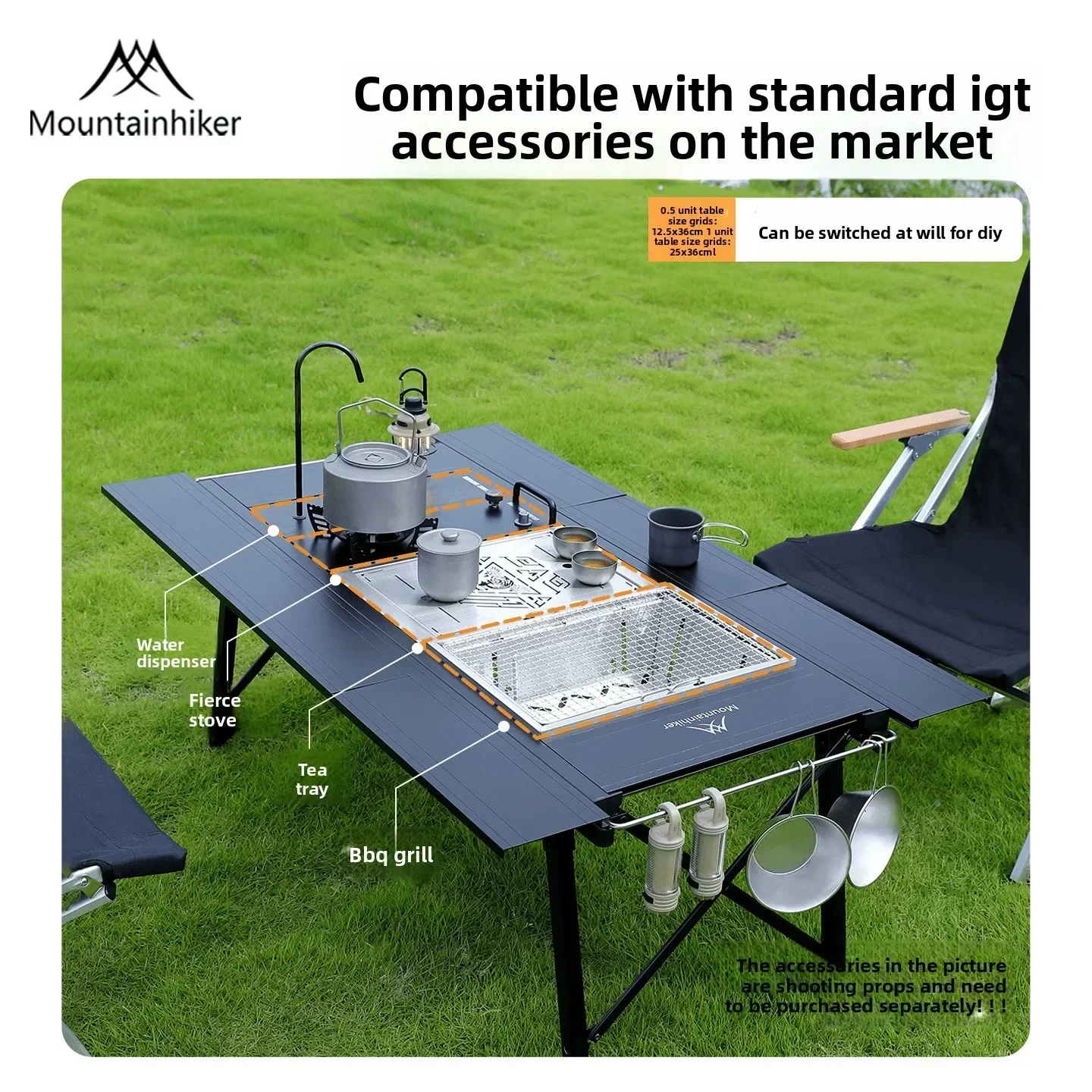 改良型折りたたみ式IGTキャンピングリフトテーブル、ポータブ - Camping Cooking Options のレビューと価格