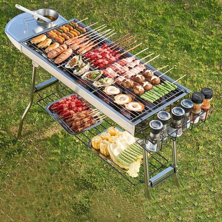 ポータブルステンレス鋼BBQグリル410（マグネット式）屋外 - Camping Cooking Requirements のレビューと価格